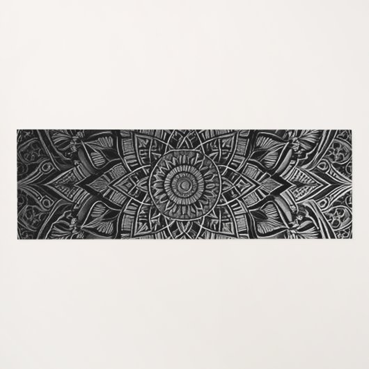 Silver Mandala Yoga Mat ヨガマット (裏面(横))