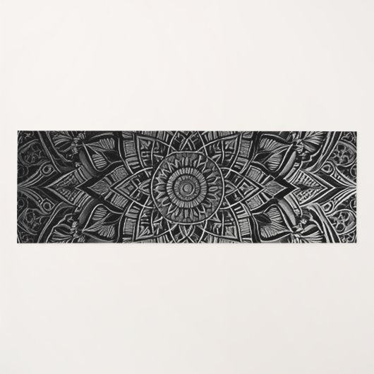 Silver Mandala Yoga Mat ヨガマット (正面(横))