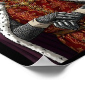 Silver Mask King Baldwin Iv Golden Mask Medieval A ポスター (角)