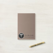 Silver Medical Caduceus - Post-it® Notes ポストイット (デスク上)