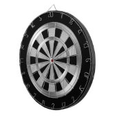 Silver Metallic & Black ダーツボード (正面右)