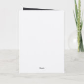 Silver Night Happy New Year Retro Groovy Photo シーズンカード (裏面)