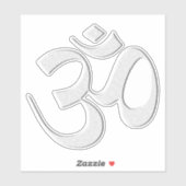 Silver Om シール (シート)