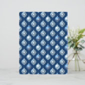 Silver Ornaments on Dark Blue Scrapbook Paper (スタンド正面)