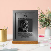 Silver/Personalised Photo - Employee Award アクリルサイン (ウェディング)