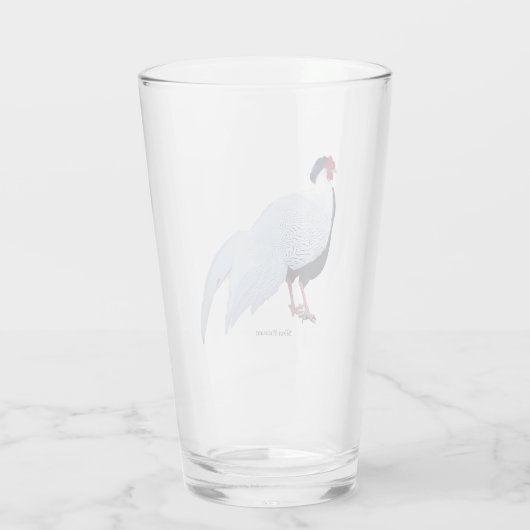 Silver Pheasant Glass Cup タンブラーグラス (裏面)