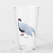 Silver Pheasant Glass Cup タンブラーグラス (正面)