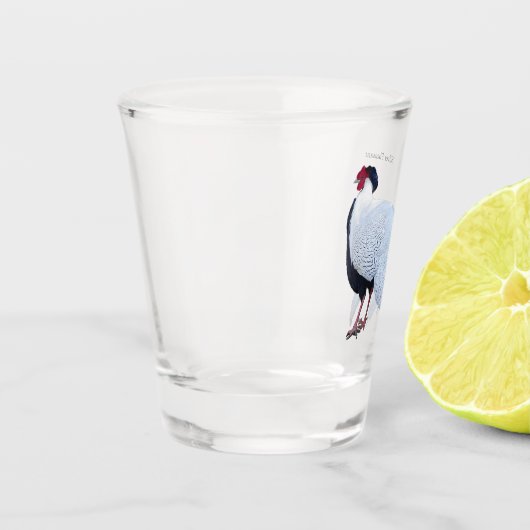 Silver Pheasant Shot glass ショットグラス (左)