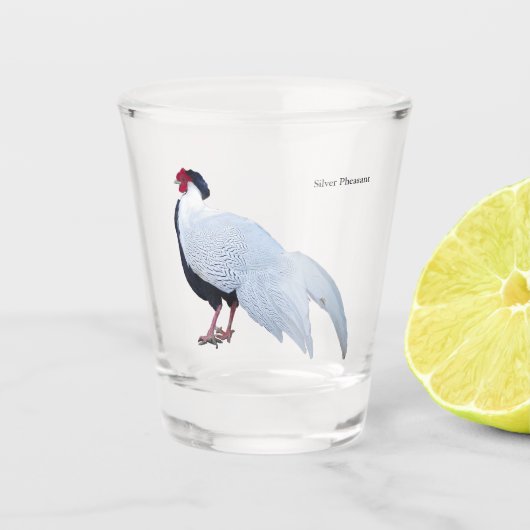 Silver Pheasant Shot glass ショットグラス (正面)