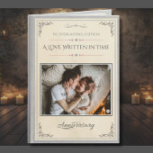 Silver Photo Book Themed Husband Anniversary カード