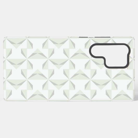 Silver Pinwheels Samsung Galaxyケース (裏面横)