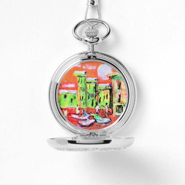 Silver Pocket Watch 腕時計 (正面)