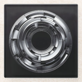 silver rings ガラスコースター