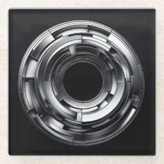 silver rings ガラスコースター