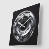 silver rings スクエア壁時計 (傾斜)