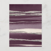 Silver Rose Purple Abstract Print ポストカード (正面)