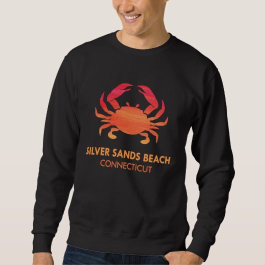 Silver Sands Beach  Connecticut  Souvenir スウェットシャツ (正面)