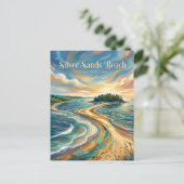 Silver Sands State Park Connecticut ポストカード (スタンド正面)