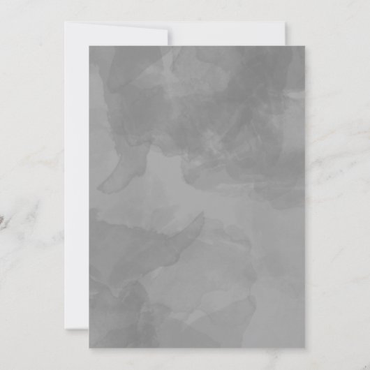 Silver & Sapphire: Save the Date Announcement 招待状 (裏面)