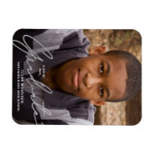 Silver Script 2025写真卒業発表 マグネット (横)