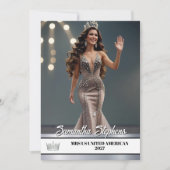 Silver Shine Pageant Platform Signature Card シーズンカード (正面)