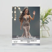 Silver Shine Pageant Platform Signature Card シーズンカード (スタンド正面)