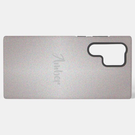 Silver Shine Samsung Galaxyケース (裏面横)