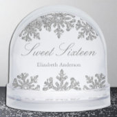 Silver Snowflake Winter Sweet 16