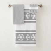 Silver Snowflakes バスタオルセット (インサイチュ)