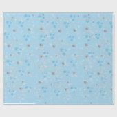SILVER SNOWFLAKES ラッピングペーパー (フラット)