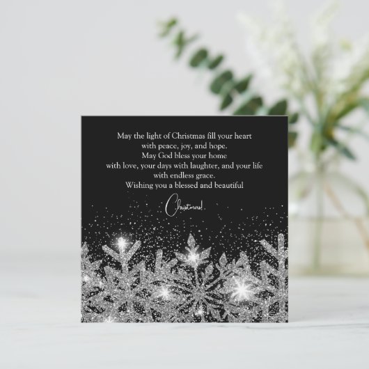 Silver Snowflakes on a Midnight Sky シーズンカード (スタンド正面)