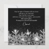 Silver Snowflakes on a Midnight Sky シーズンカード (正面)