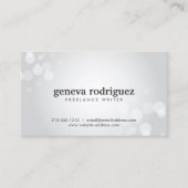 SILVER SPOTLIGHT《写真》ぼけ味No.1名刺 名刺 (正面)