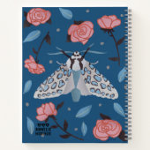 Silver-Spotted Tiger Moth Art ノートブック (裏面)