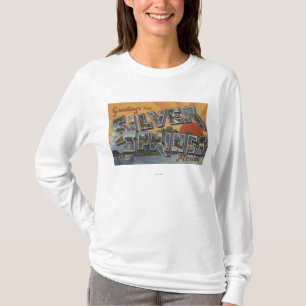 Silver Springs、フロリダ-大きい手紙場面2 Tシャツ