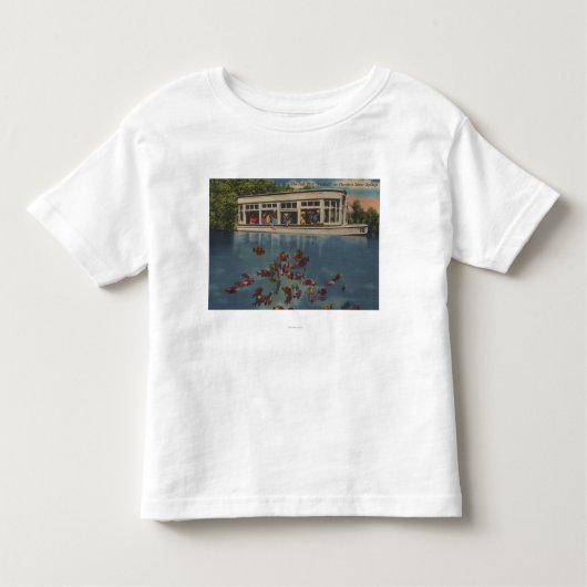 Silver Springs、フロリダ-舟の眺め及び トドラーTシャツ (正面)