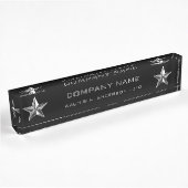 Silver Star Companyの会社の管理職 デスクネームプレート