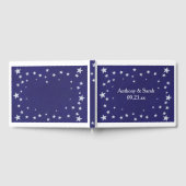 Silver Stars縁ど on Navy Blue結婚's Guestbook ゲストブック (全面)