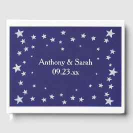Silver Stars縁ど on Navy Blue結婚's Guestbook ゲストブック