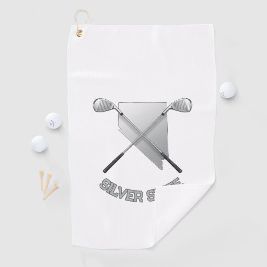 Silver State Nevada ゴルフタオル (インサイチュ)