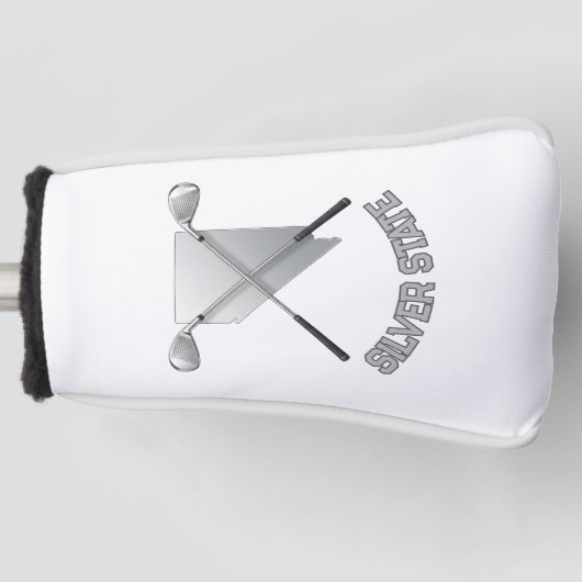 Silver State Nevada Putter Cover ゴルフヘッドカバー (正面)