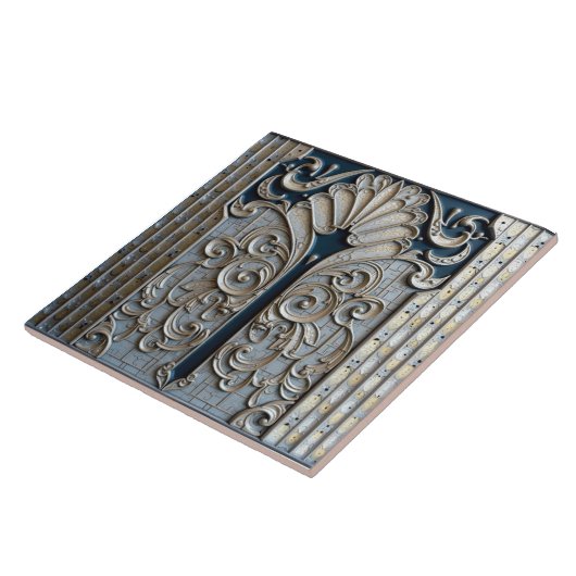 Silver Swirls Gate タイル (側面)