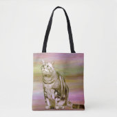 Silver Tabby トートバッグ (正面)