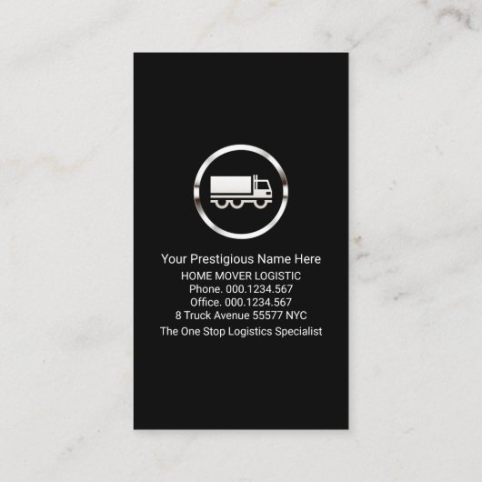 Silver Truck Moving Gold Home 名刺 (裏面)