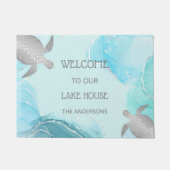 Silver Turtles Beach Style ドアマット (正面)