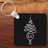 Silver Unalome キーホルダー (正面)