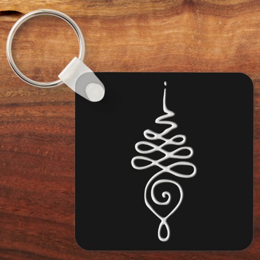 Silver Unalome キーホルダー (正面)