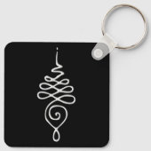 Silver Unalome キーホルダー (裏面)