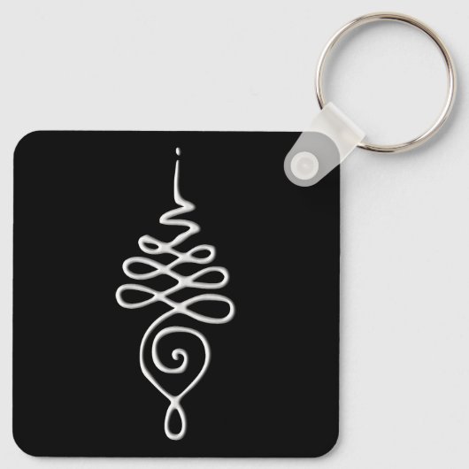 Silver Unalome キーホルダー (裏面)