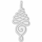 Silver Unalome  シール (正面)